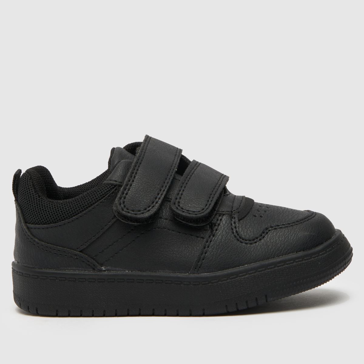 Schuh svarta maskinskor för pojkar, småbarn