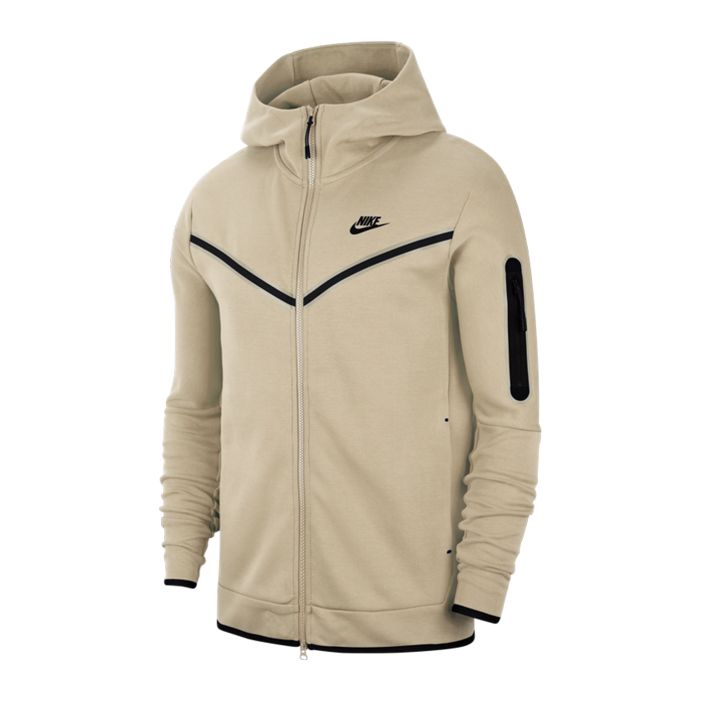 Nike Tech Fleece Kapuzenjacke Beige F072