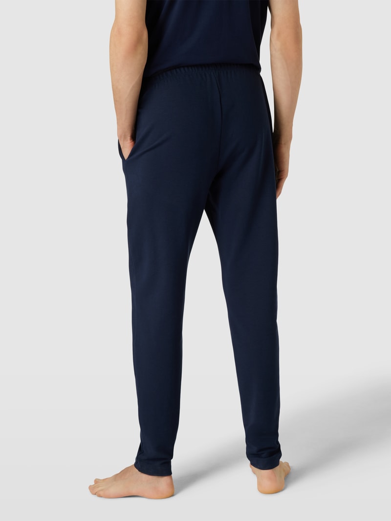 Pyjama-Hose mit elastischem Bund Modell 'ENJOY' in dunkelblau