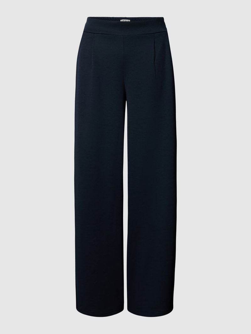 Stoffhose mit Paspeltasche am Gesäß Modell 'KATE' in marineblau