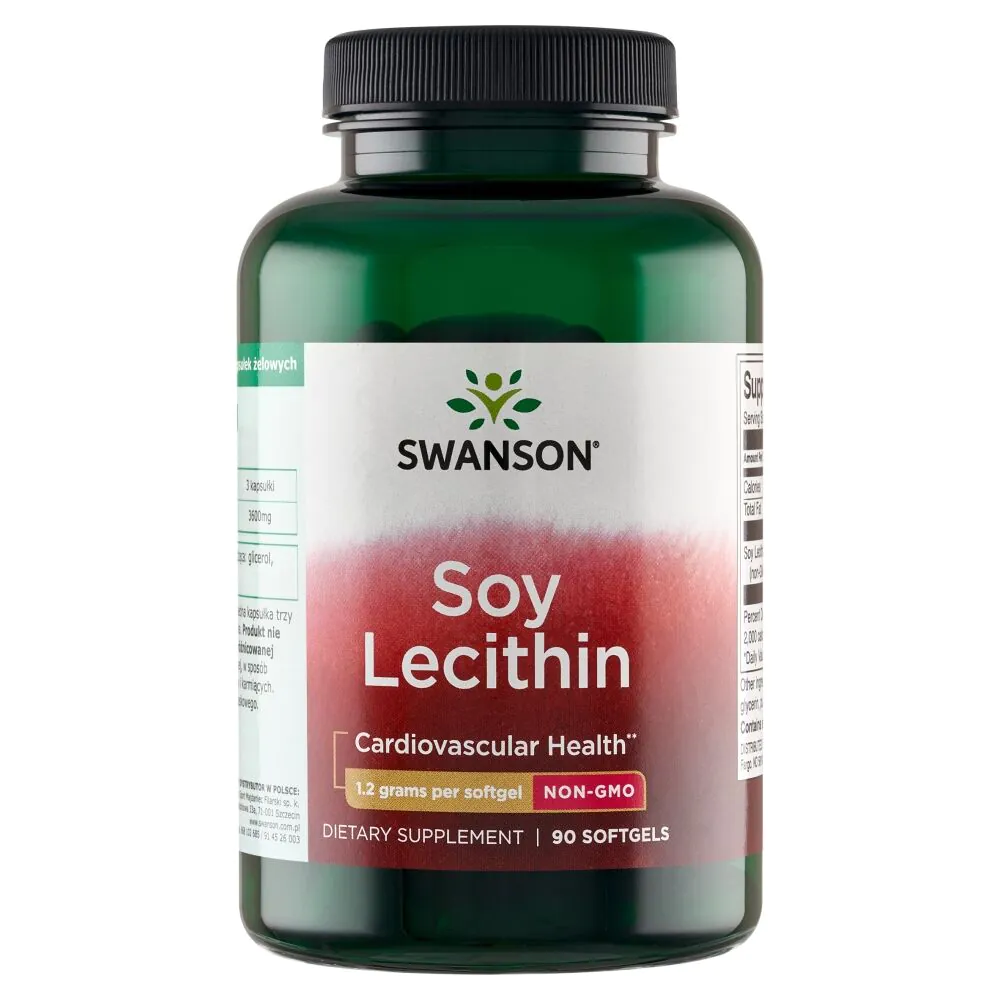 Cápsulas de lecitina Swanson 1200 mg