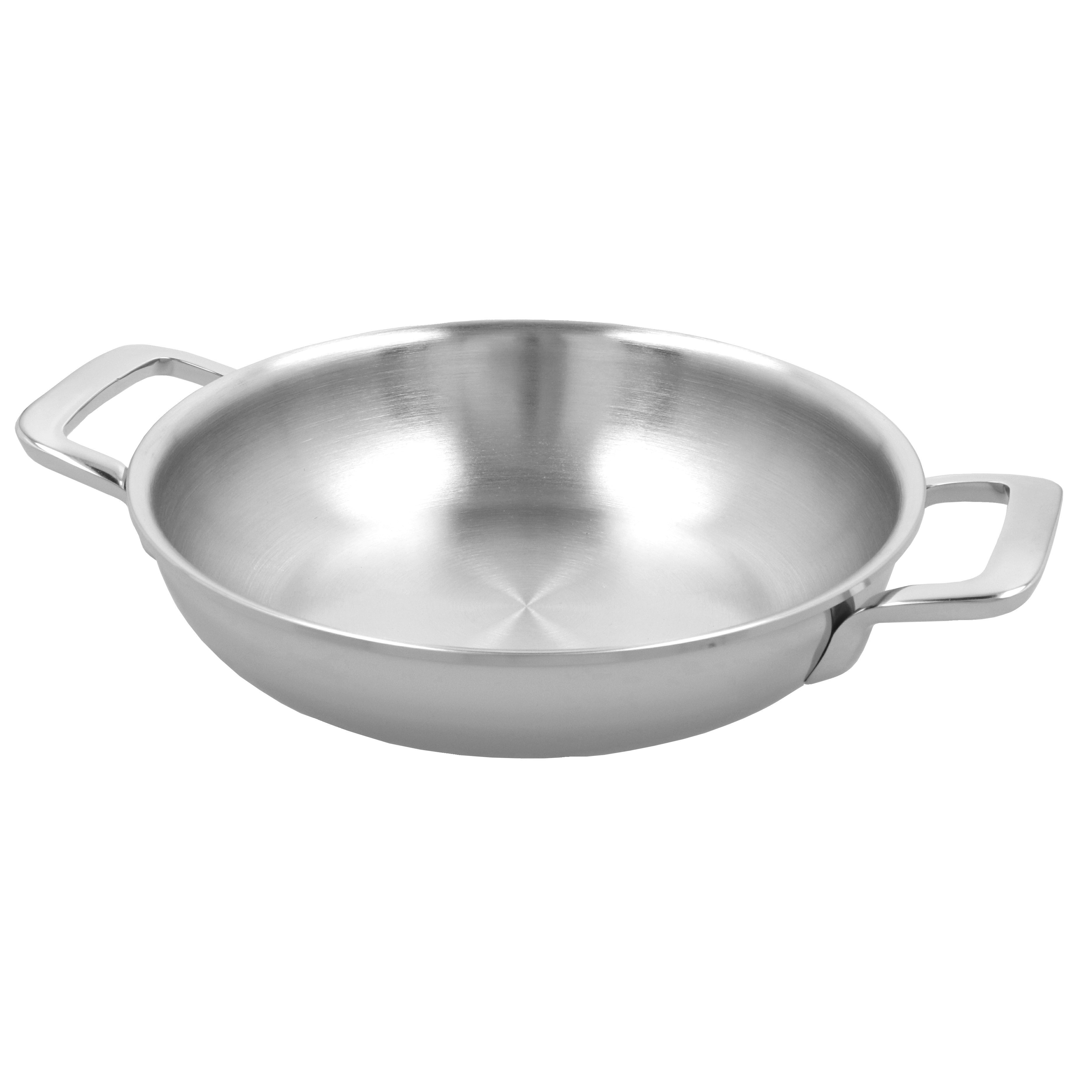 Bratpfanne 20 cm, 18/10 Edelstahl, Silber