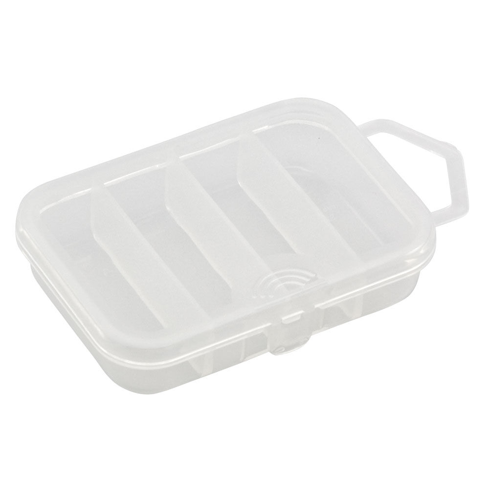 Plastilys petokalastusvälinelaatikko, 4 lokeroa