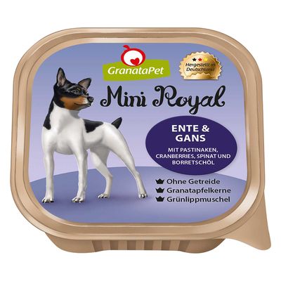 GranataPet Mini Royal 6 x 150 g Schale Mixpaket