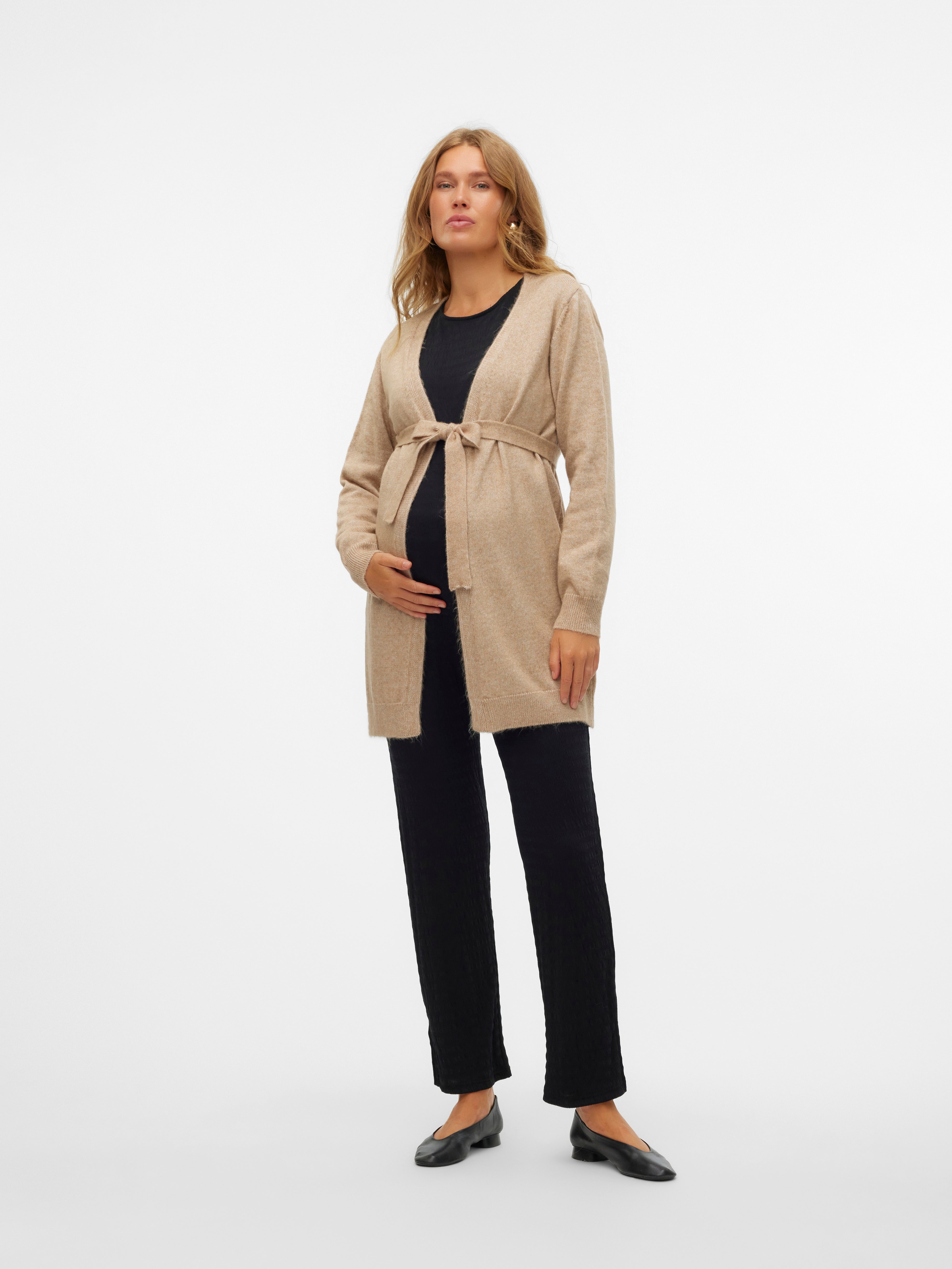 V-Ausschnitt Strickjacke