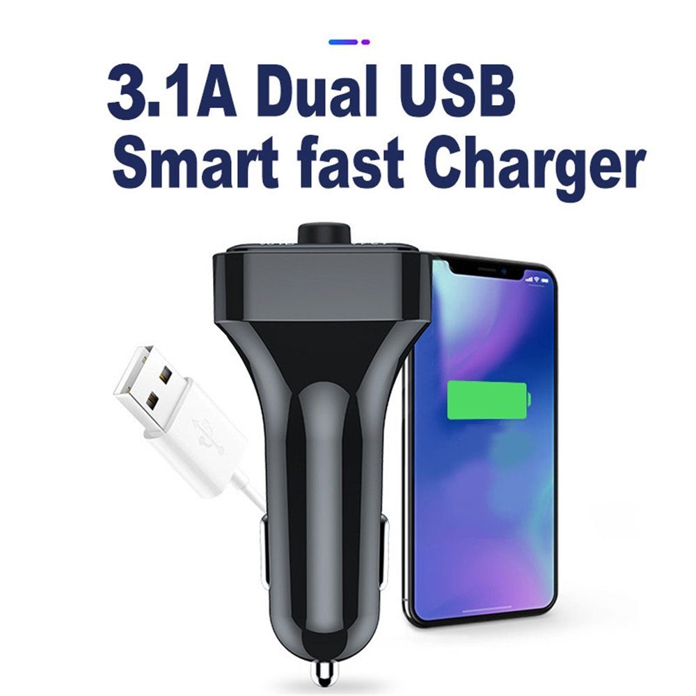 MOOHO Bluetooth®-Sender, Zubehör für FM Transmitter Adapter Bluetooth KFZ