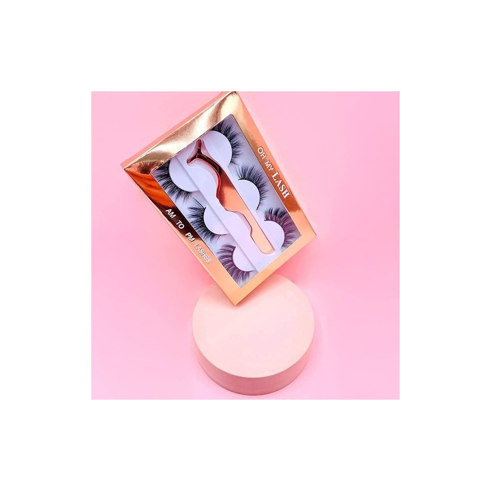 Oh My Lash ! Ensemble Faux Cils en Vison - 4pcs cils artificiels