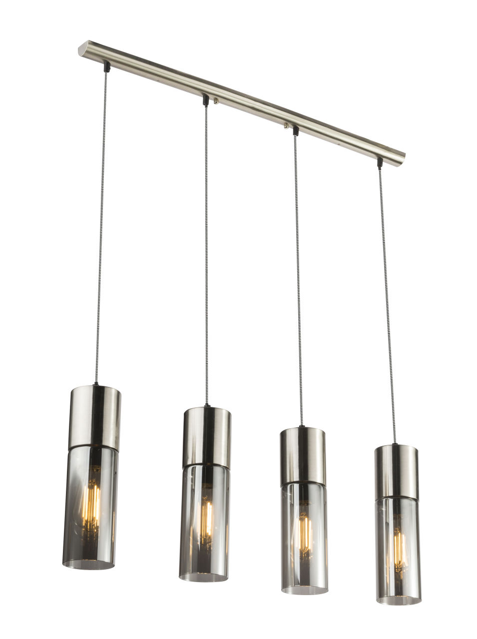 Globo Lighting - ANNIKA - Hängeleuchte Metall Nickel matt, 4x E27