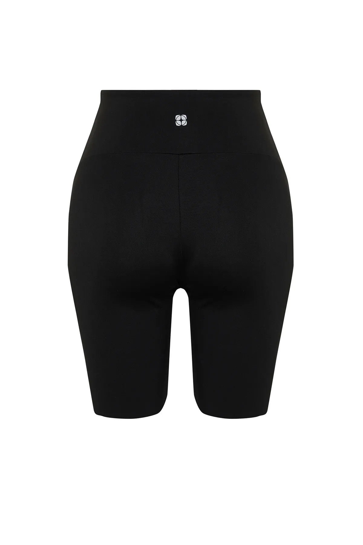 Trendyol Collection  Schwarze Extra Recovery Micro Hole Strick-Sport-Leggings für Radfahrer/Biker/kurze Bikerhose THMSS24TY00012