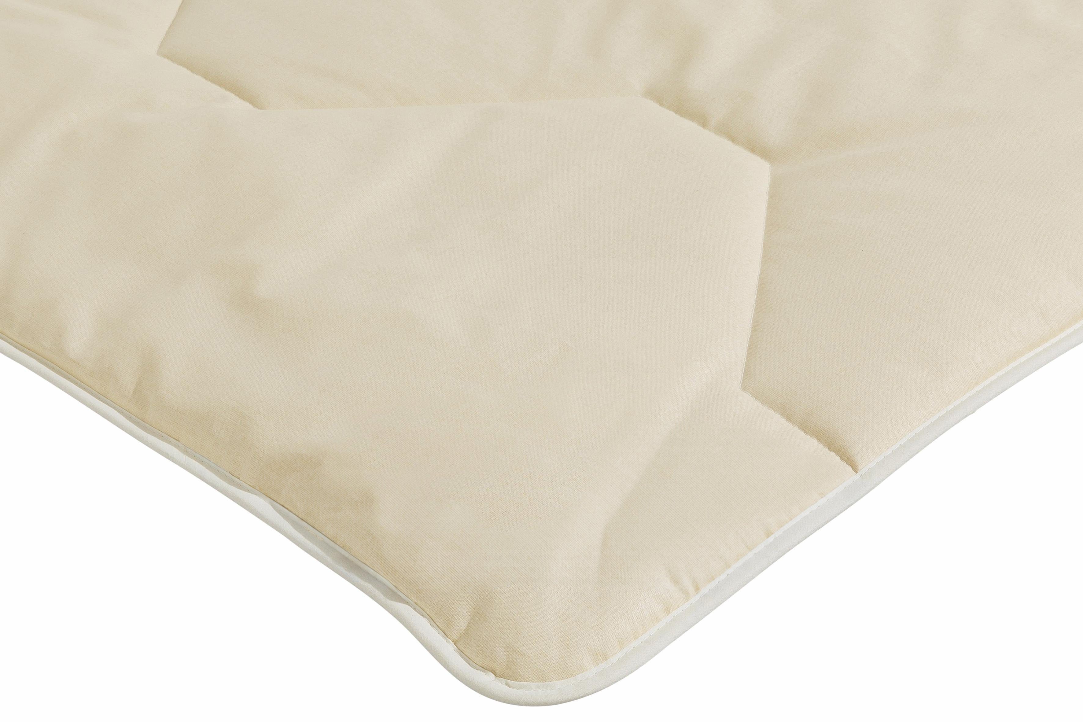 Naturfaserbettdecke + Kopfkissen, Baumwolle 60 °C, Bettdecke in 135x200 cm & weiteren Größen erhältlich, Älgdröm, Füllung: Faserbällchen (Kopfkissen), Bezug: 100% Baumwolle, Bettdecke natürlich gut schlafen