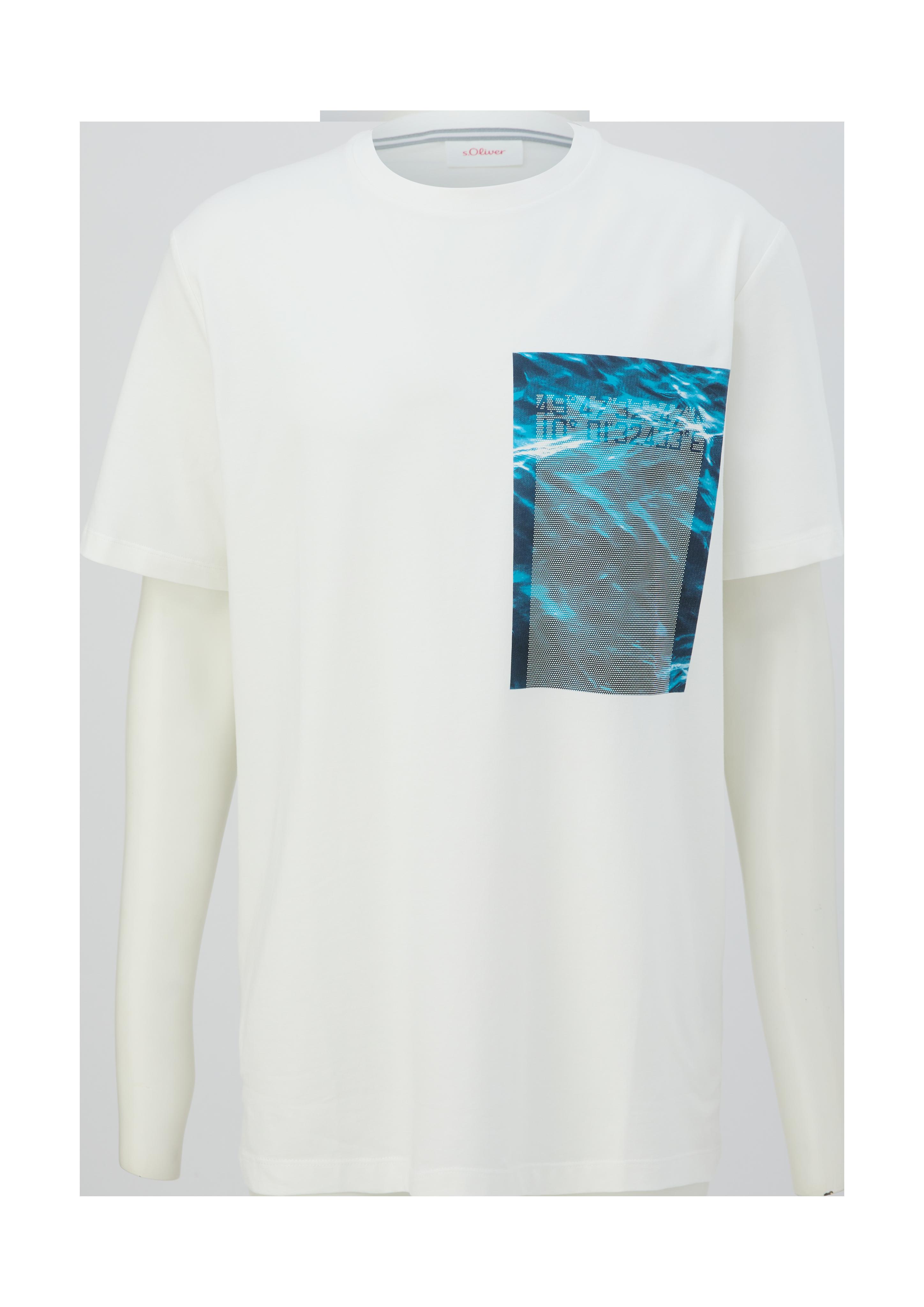 T-Shirt aus Baumwollstretch  2139665-01D1
