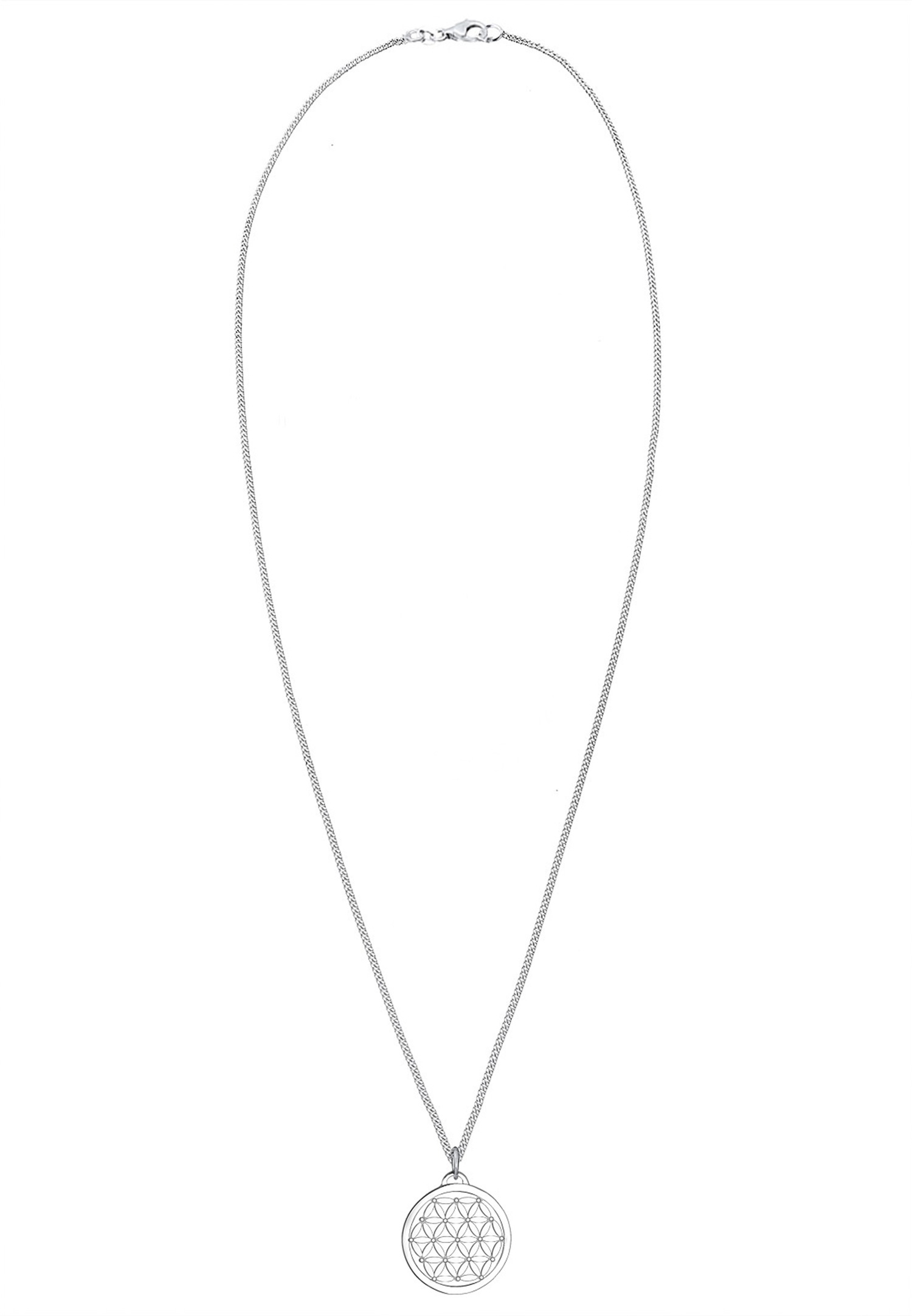 Collana Elli Fiore della Vita da donna (925/1000) Argento