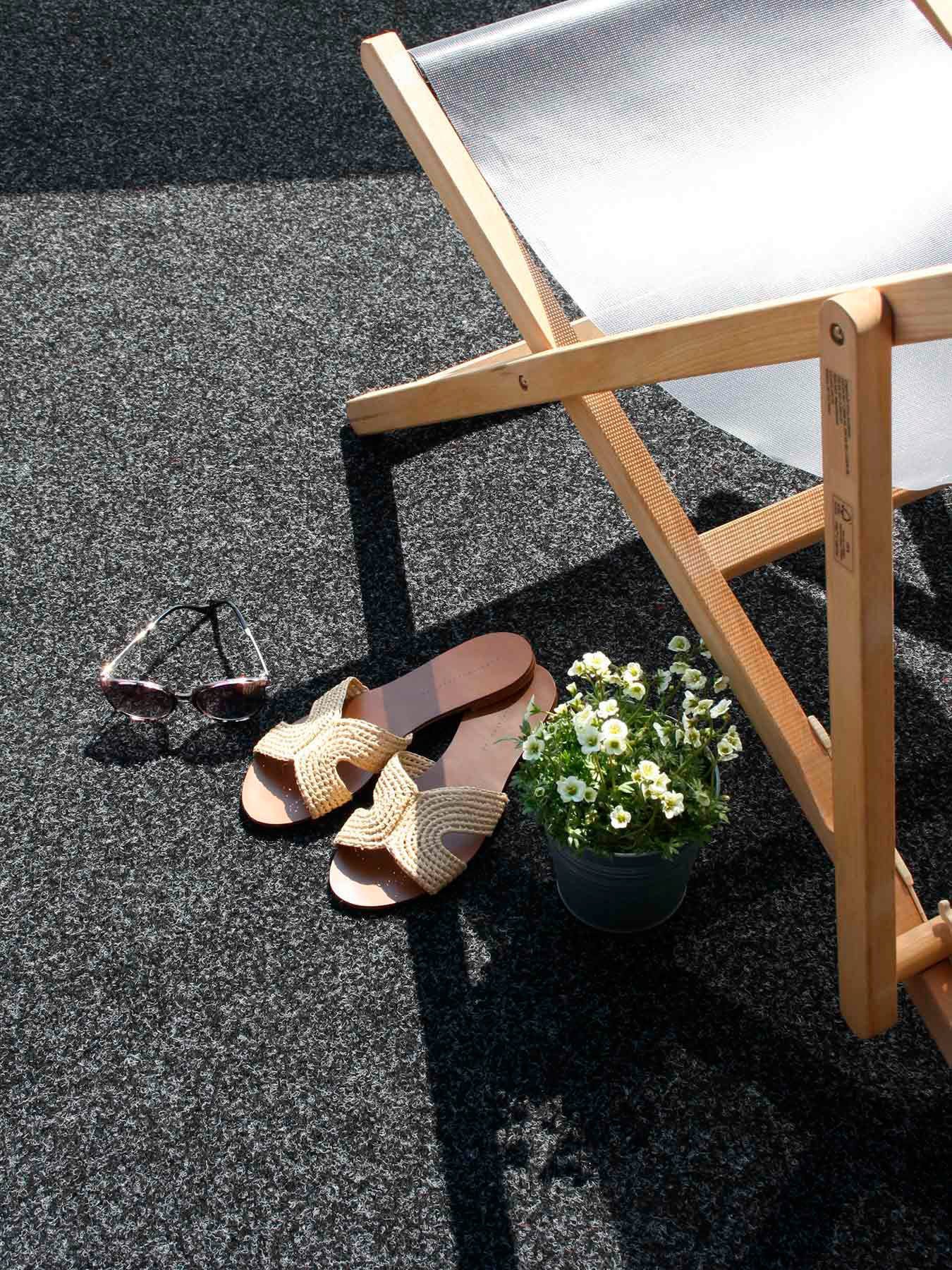 Kunstrasen PORTO, KONIFERA, rechteckig, Höhe: 10 mm, aus Nadelfilz, mit Noppen, für Balkon & Terrasse