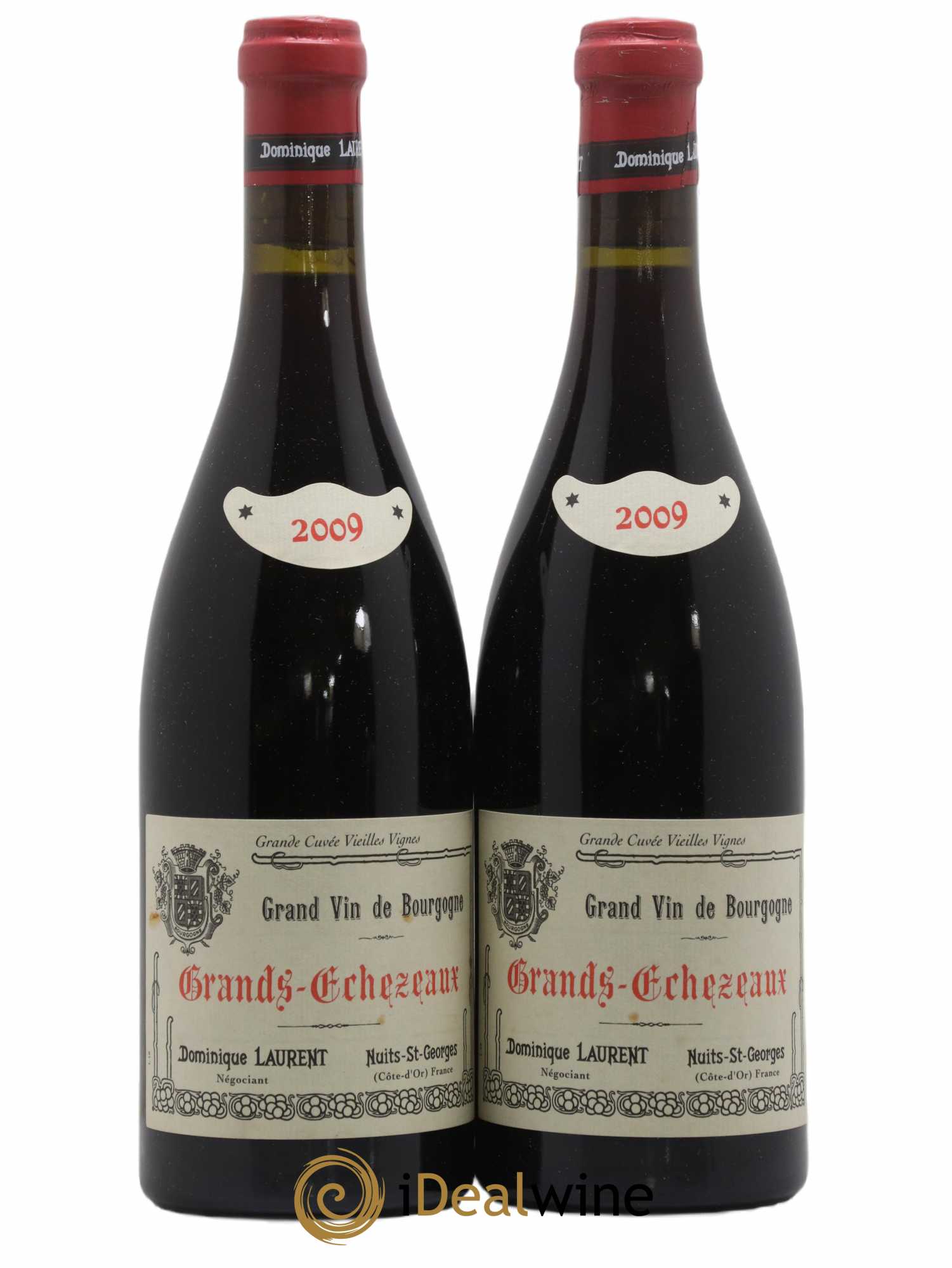 Grands-Echezeaux Grand Cru Dominique Laurent Grande Cuvée Vieilles Vignes 2009 - Lot de 2 Bouteilles