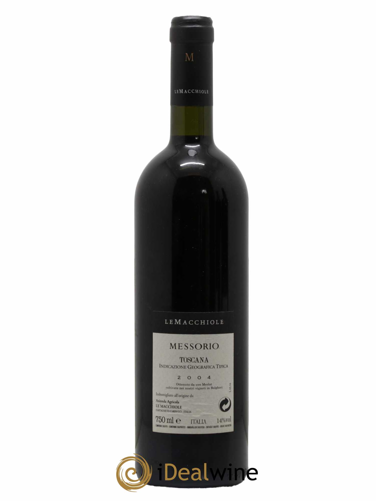 Toscana IGT Le Macchiole Messorio  2004 - Lot de 1 Bouteille