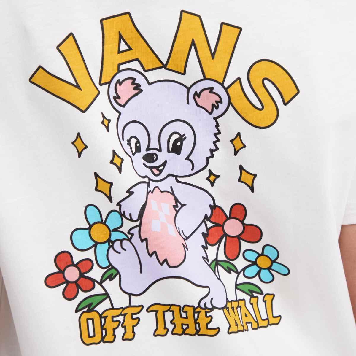 Vans Bear with Me póló fehér színben