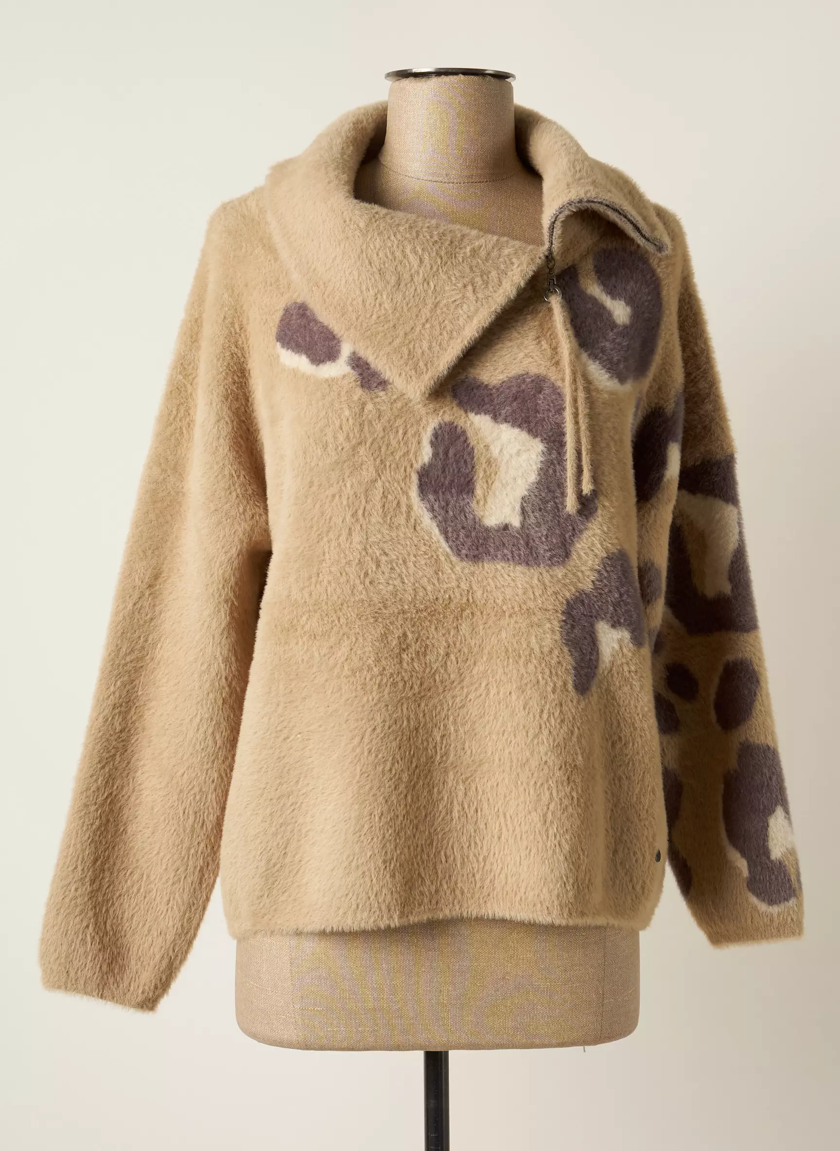 Broadway Pulls Femme couleur beige