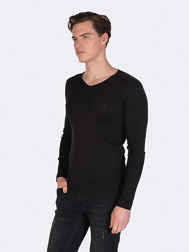 GIORGIO DI MARE Longsleeve in Schwarz günstig kaufen L
