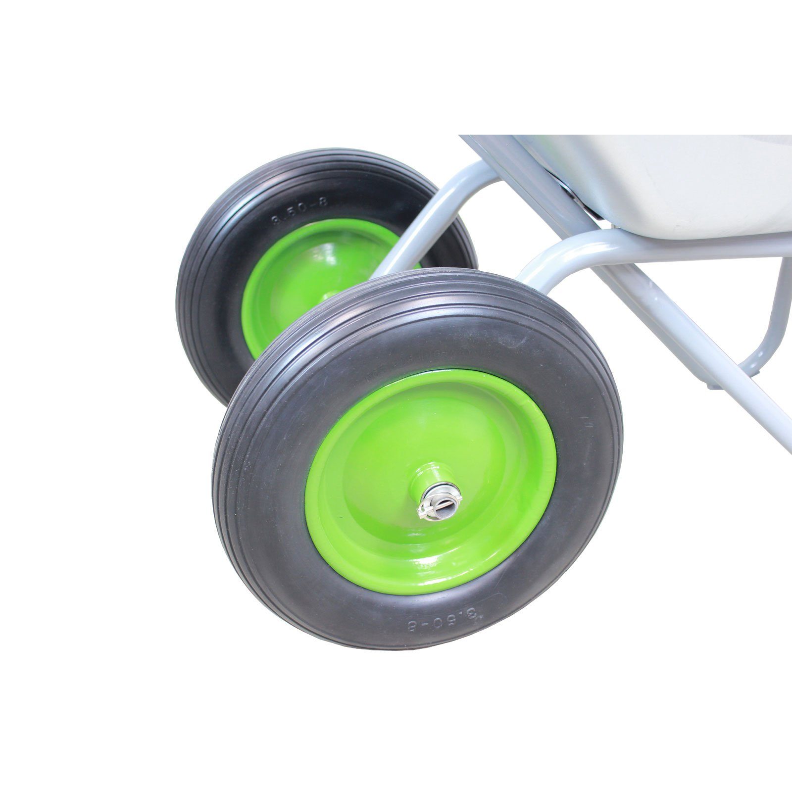 TRUTZHOLM Schubkarre Schubkarre Schiebkarre Gartenkarre Zweiradkarre 2-Rad PU Rad 150l