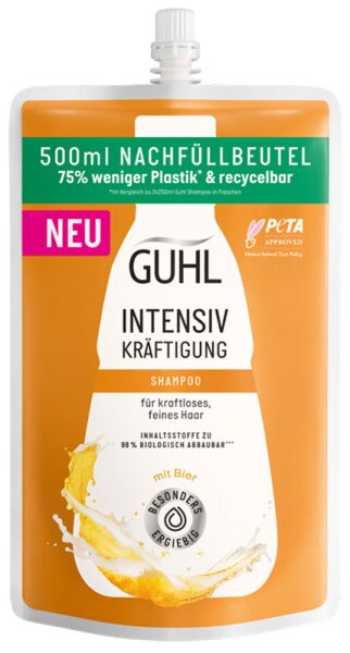Guhl Intensiv Kräftigung Nachfüllbeutel Shampoo