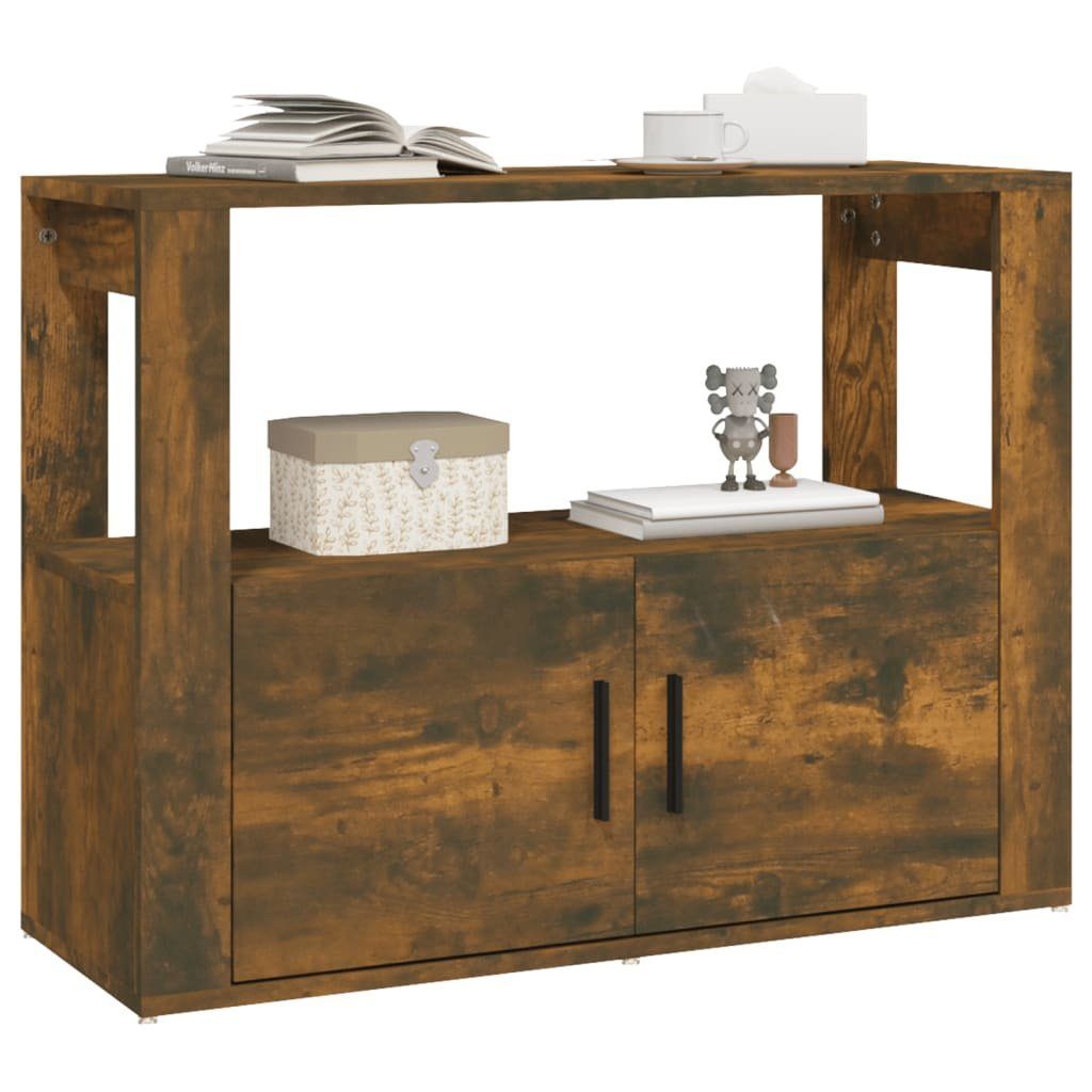 vidaXL Sideboard Sideboard Räuchereiche 80x30x60 cm Holzwerkstoff (1 St)