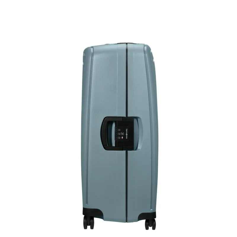Samsonite S'CURE Spinner mit 4 Rollen 81cm XL - ICY BLUE