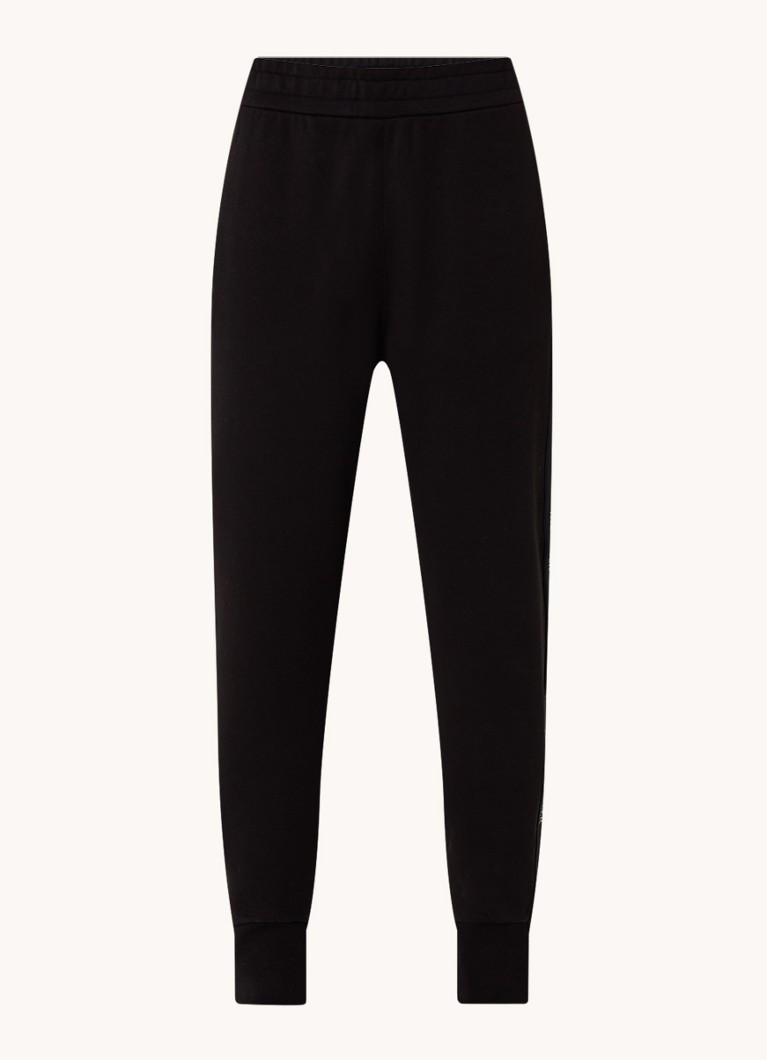Moncler Slim fit jogging trousers with logo tape