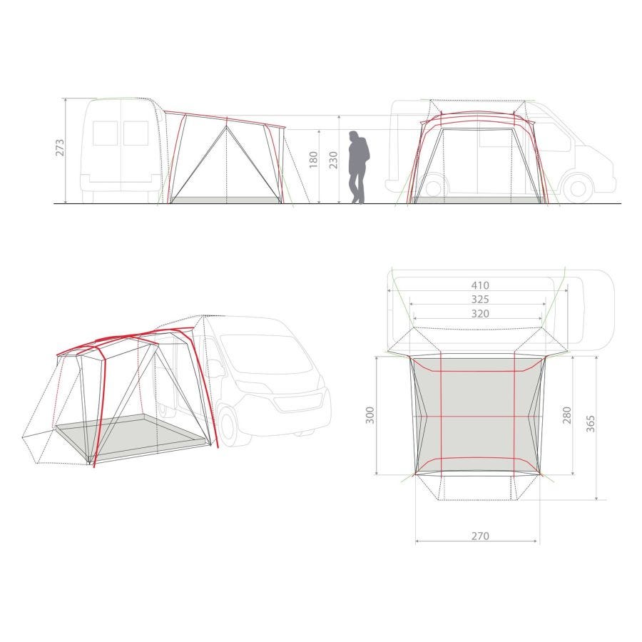 Drive Pavillon Autozelt