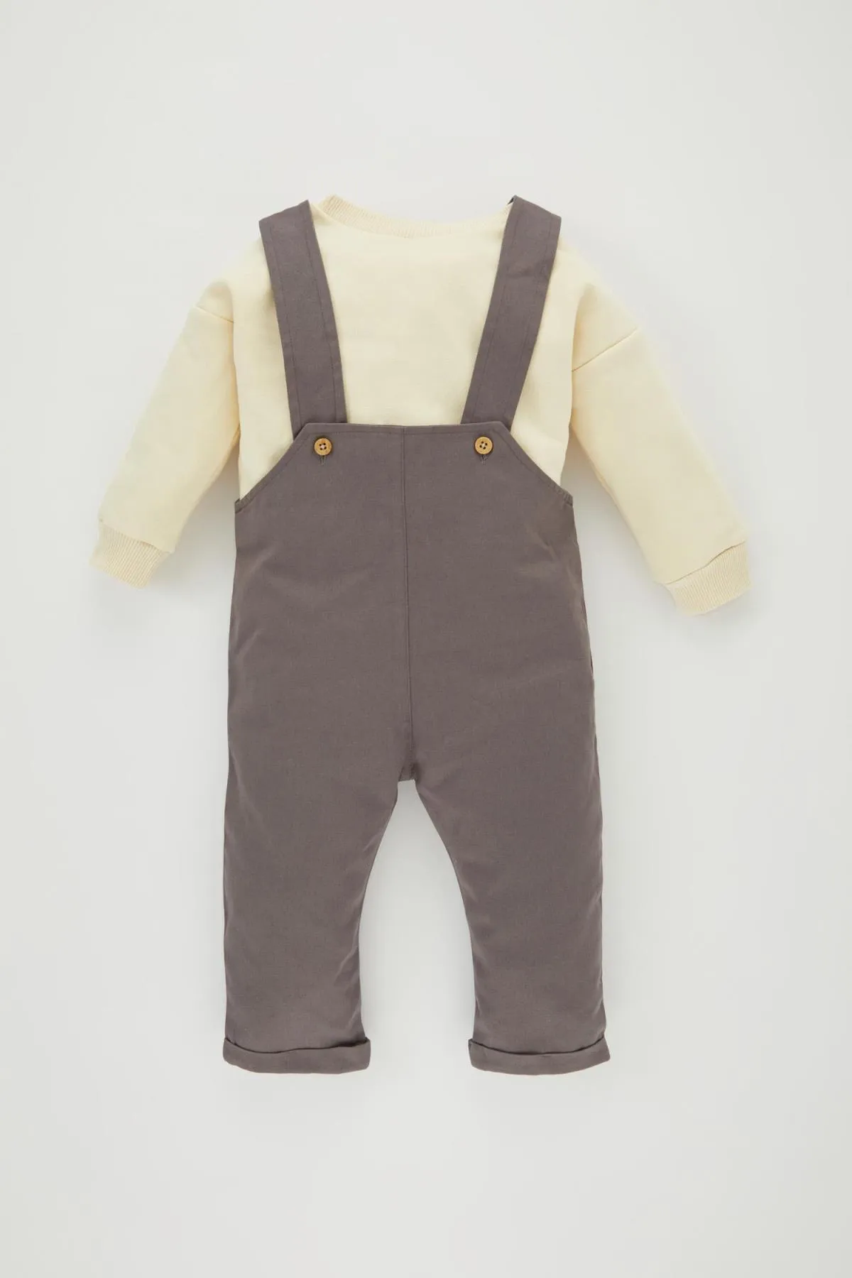 DeFacto  Langarm-T-Shirt-Salopet für Babys im 2er-Set