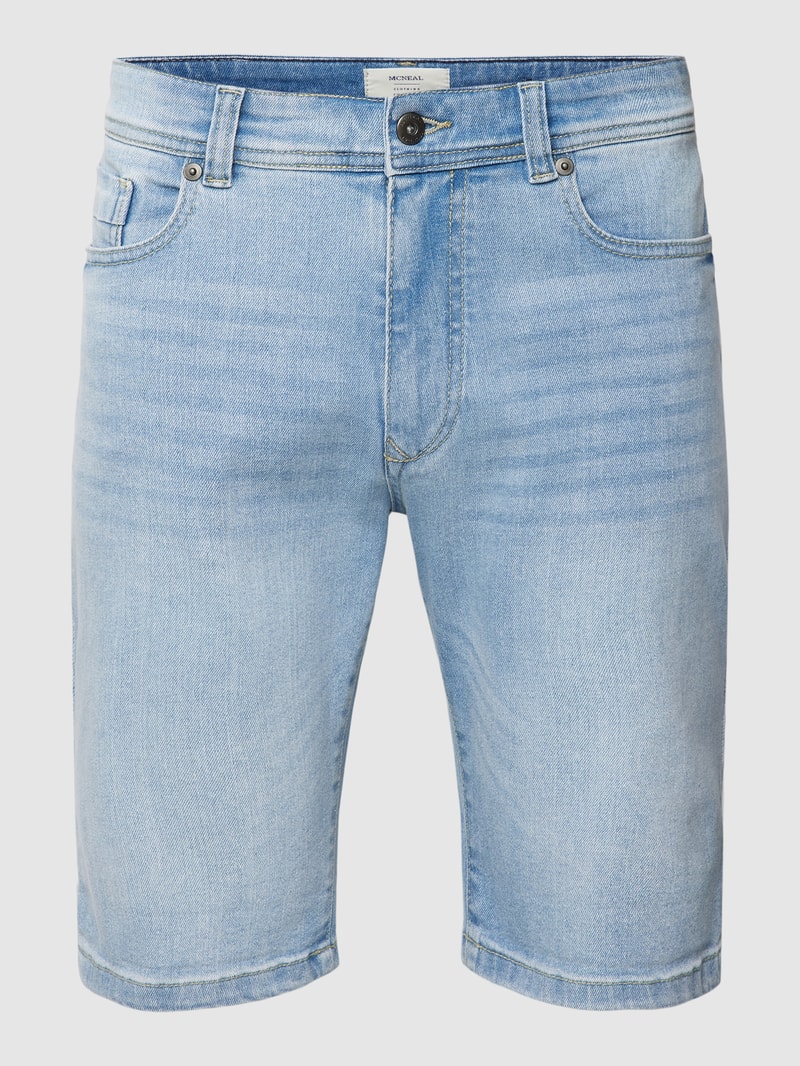 Bermudas in Denim-Optik in hellblau
