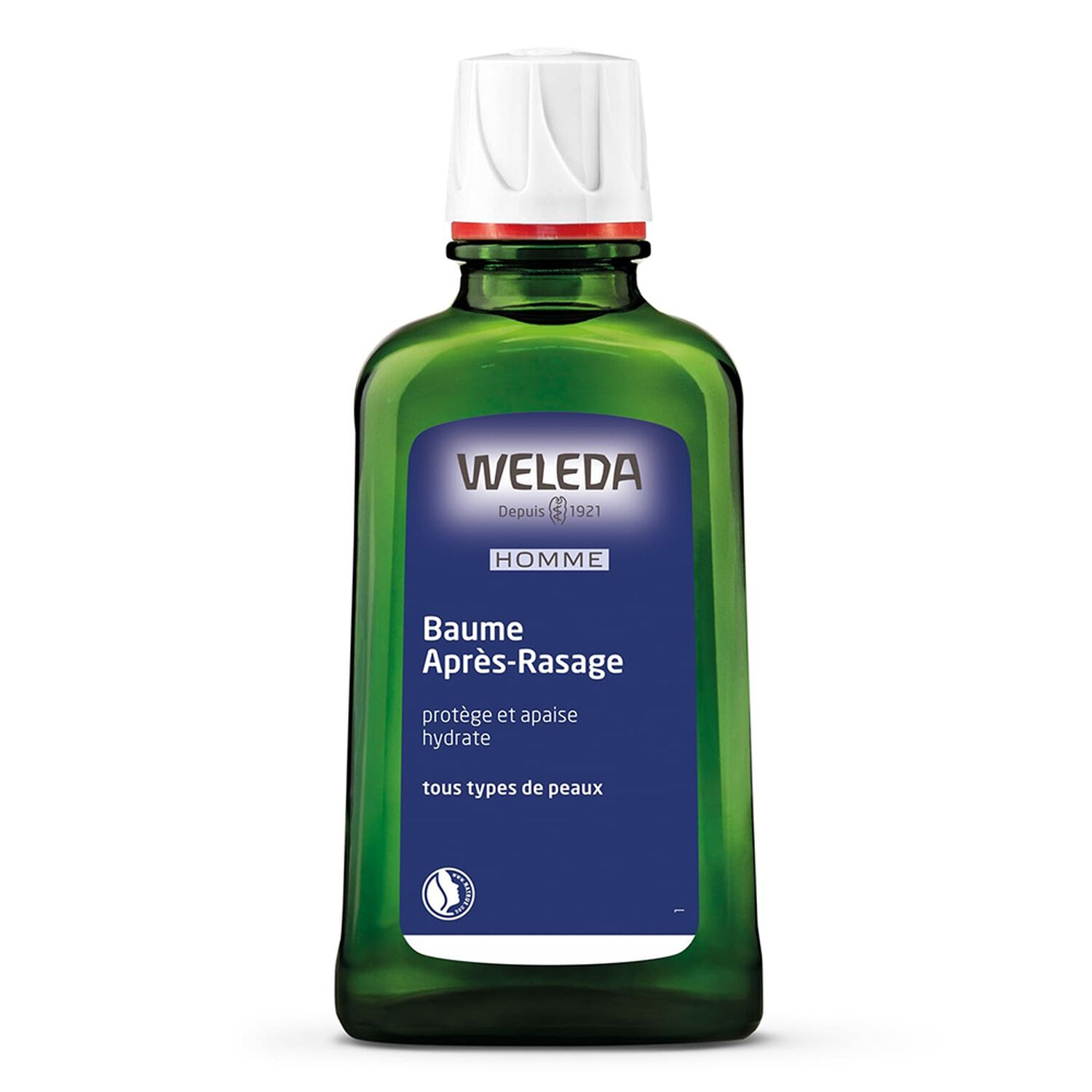Weleda Homme Baume Après-Rasage - Tous Types de Peaux - Protège, Apaise, Hydrate - 100 ml