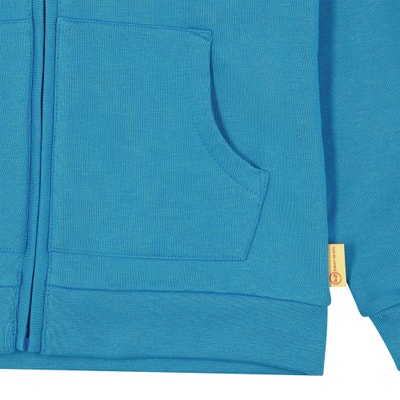 Sweatjacke, mittelblau für Jungs
