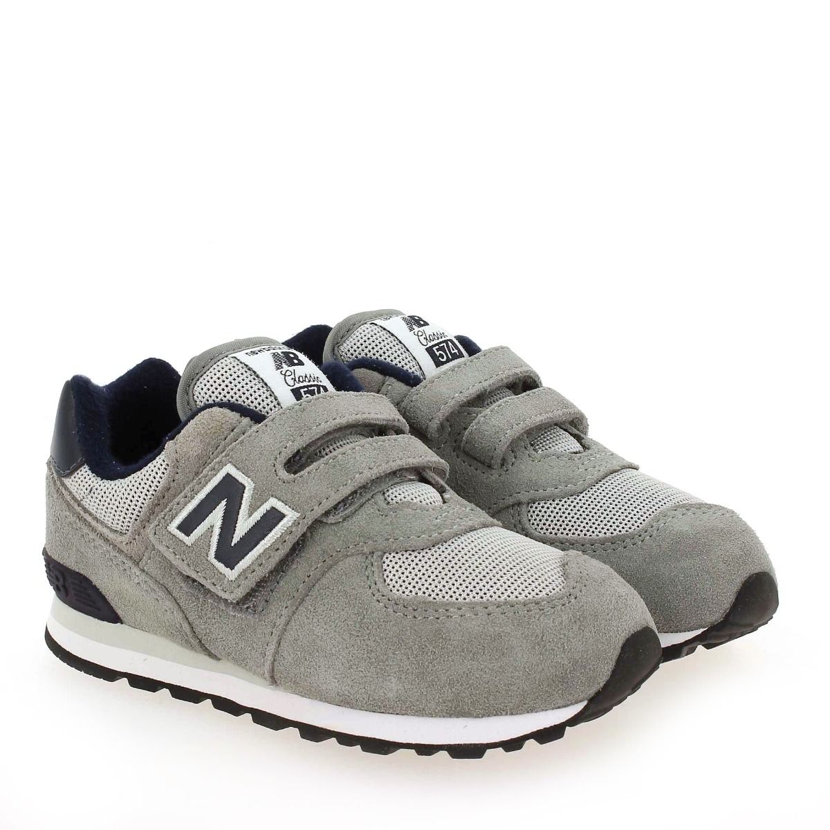 New Balance  574 BE1 VELCRO - Gris Marine