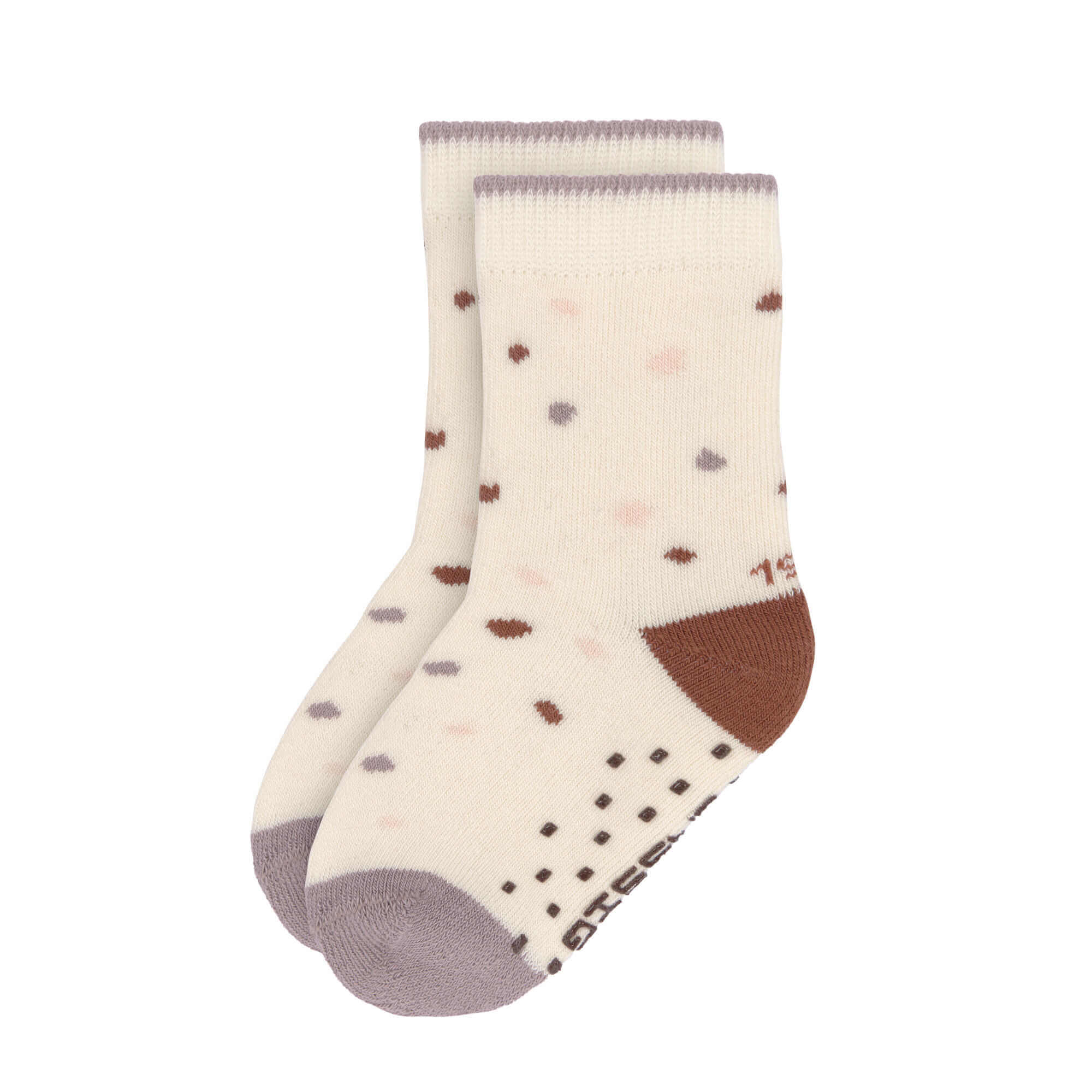 Kinder Antirutsch-Socken (2er-Set), Tiny Farmer Lila