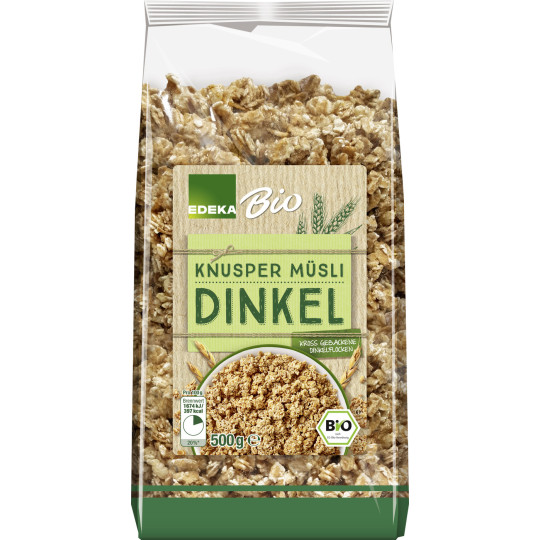 EDEKA Bio Knusper Müsli Dinkel 500G