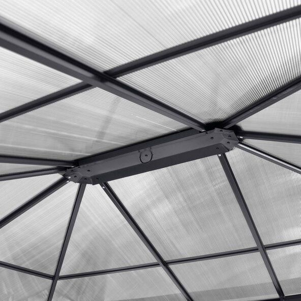 Profi-Pavillon mit Polycarbonatdach