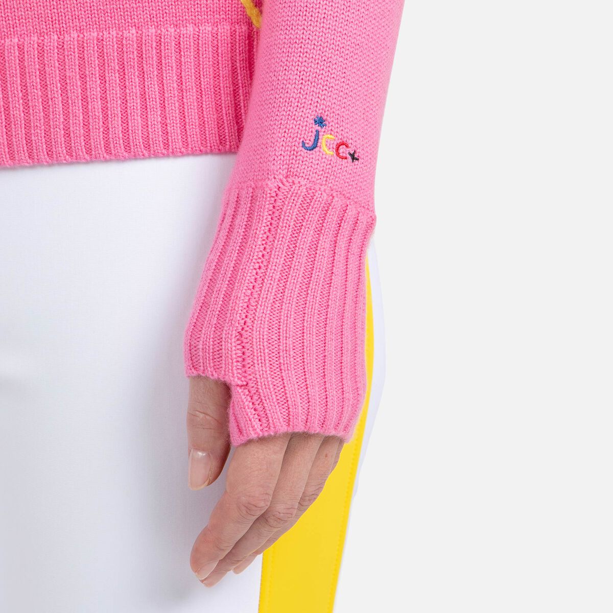 Damenpullover mit halblangem Reißverschluss JCC