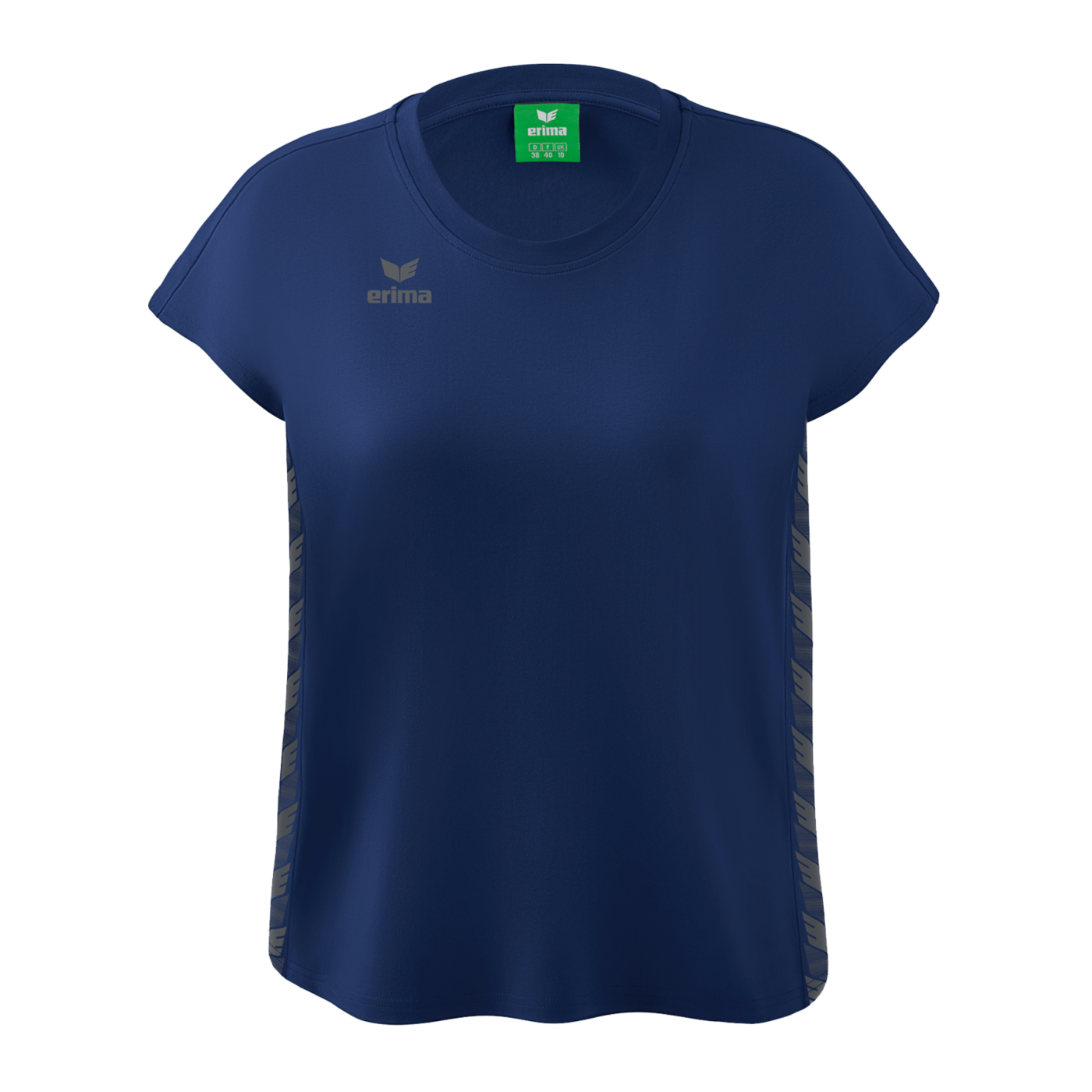 Erima Team Essential T-Shirt Damen Dunkelblau Grau