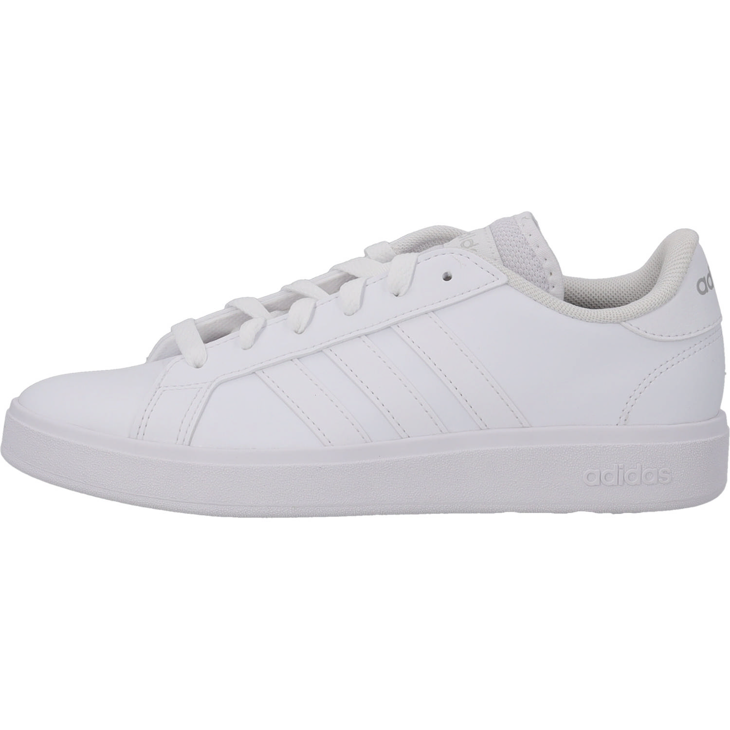 Adidas Grand Court Base 2.0 W, Schnürschuhe, Damen, white/white/matte silver
