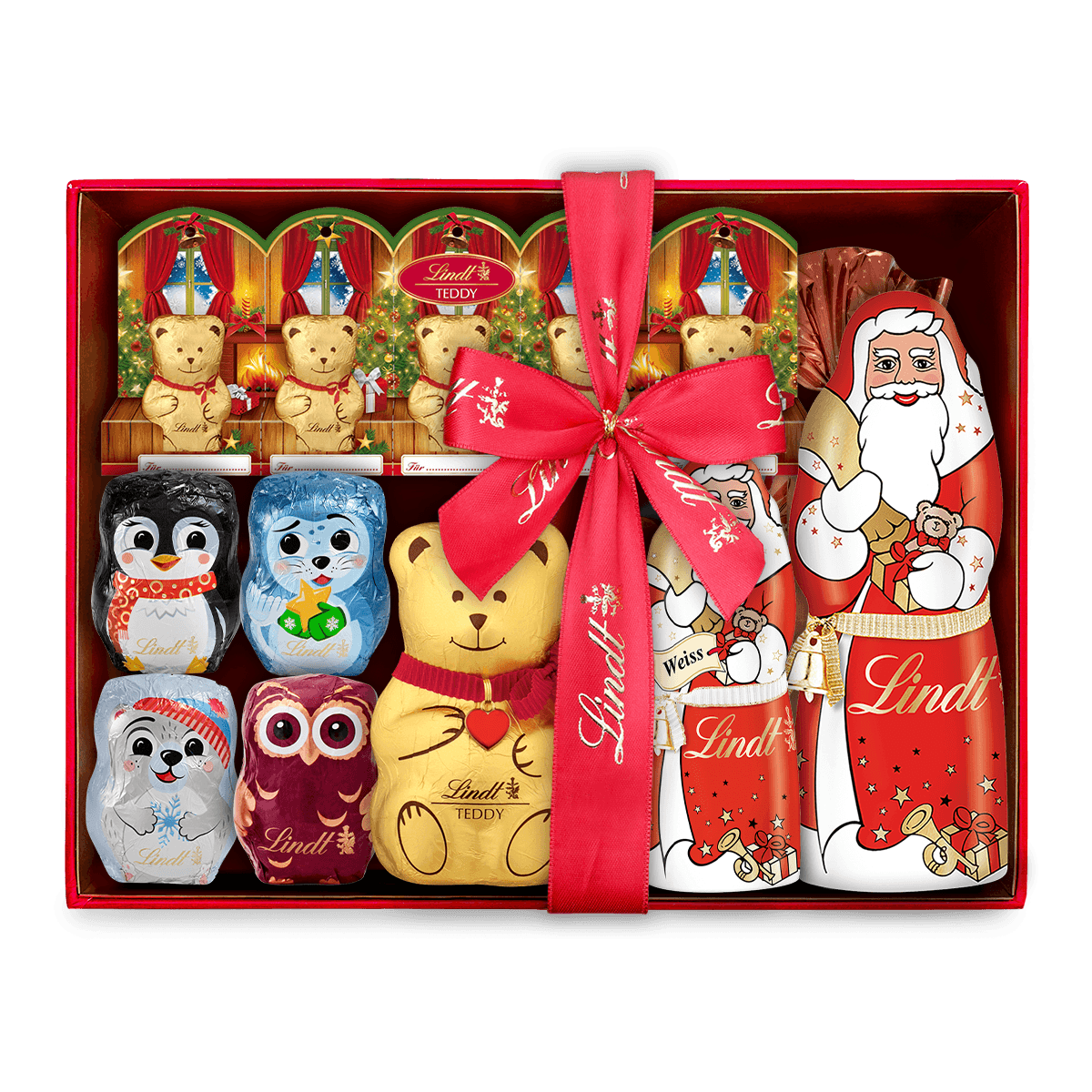 Lindt Familien Weihnachtsgeschenkkorb, 1274g