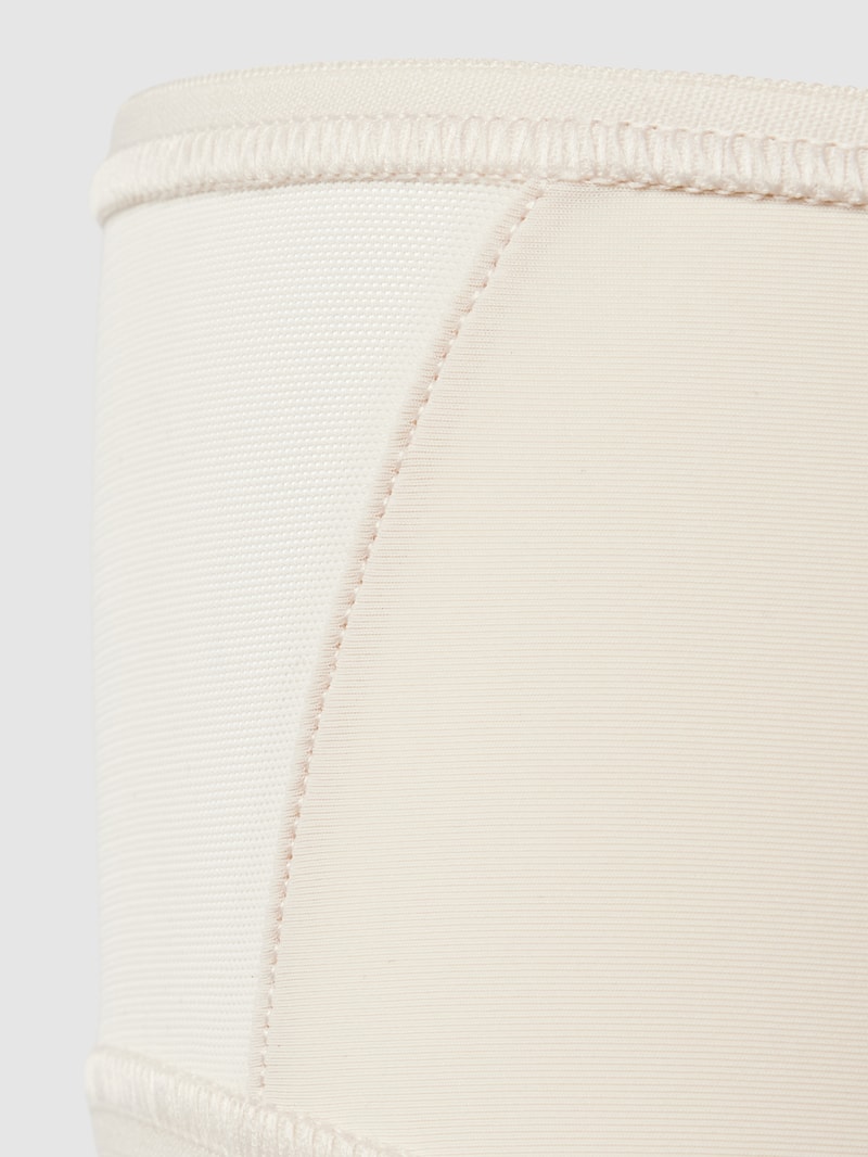 Slip mit semitransparentem Einsatz in beige