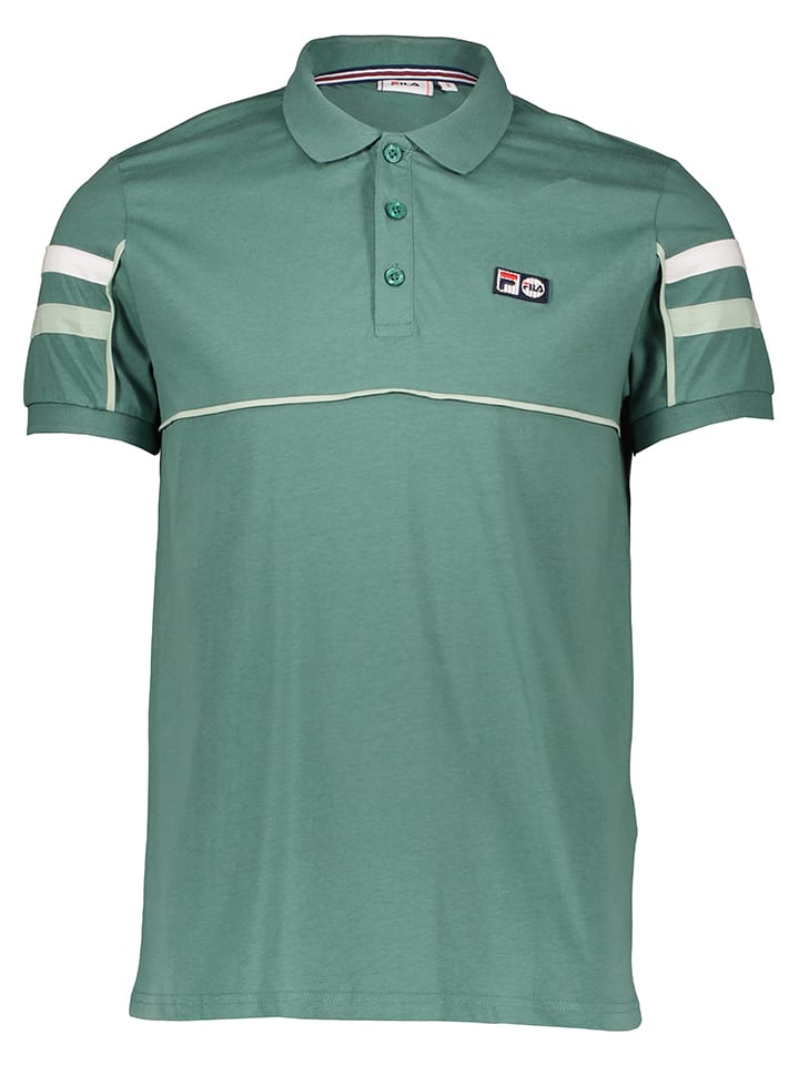 Fila Poloshirt in Grün günstig kaufen