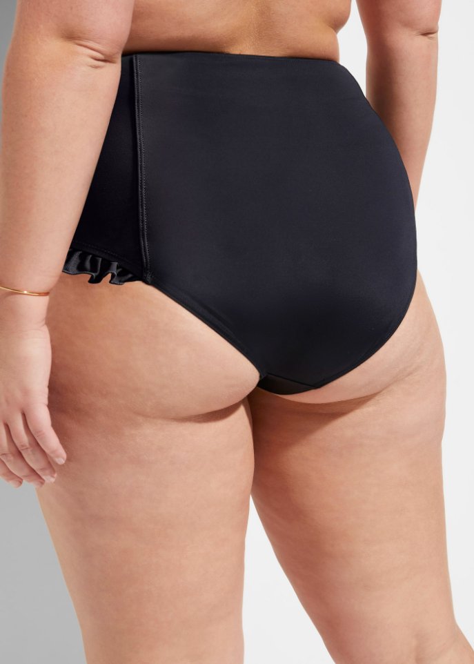 Maxi Bikinihose aus recyceltem Polyamid