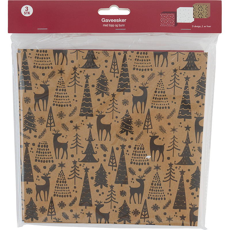 Home Gaveeske 3-pk m/topp & bunn