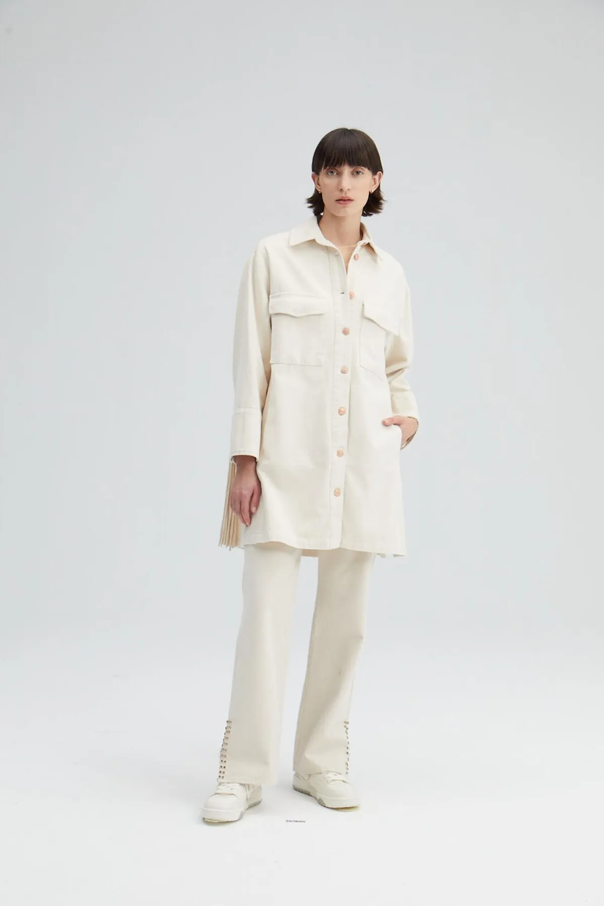 Touché Privé  Jacke - Beige - Regular Fit