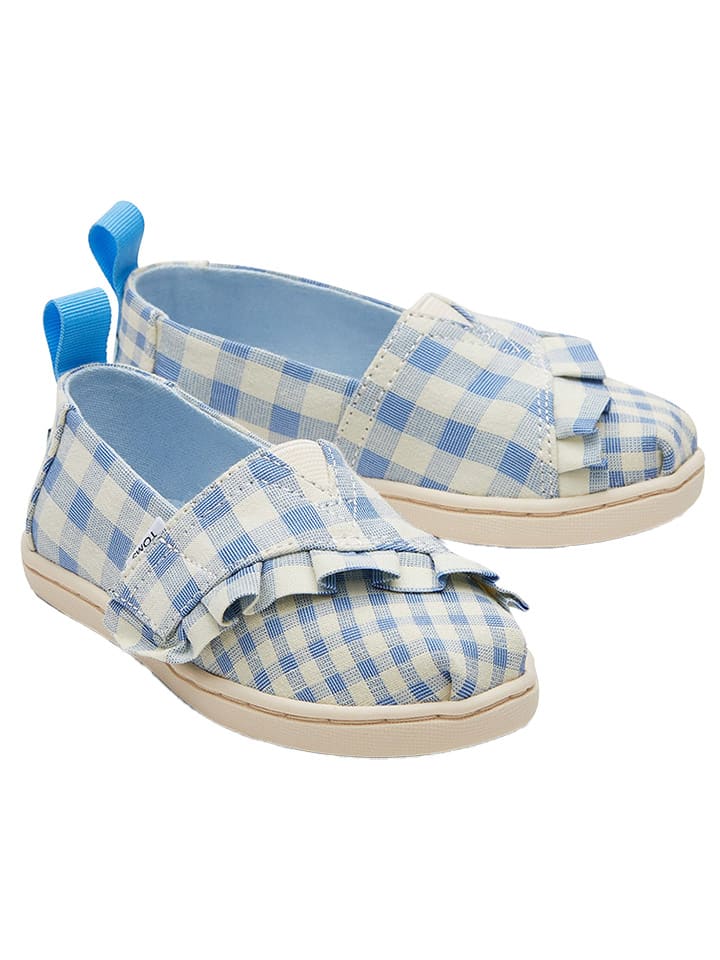 TOMS Slipper in Hellblau/ Creme günstig kaufen