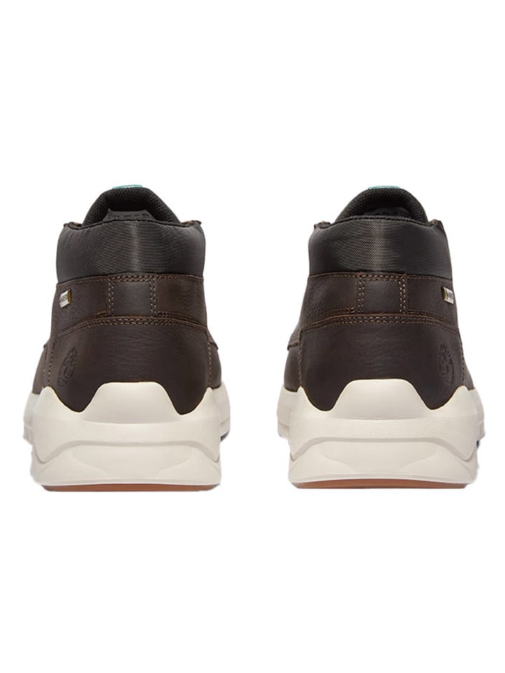 Timberland Leder-Sneakers in Braun günstig kaufen
