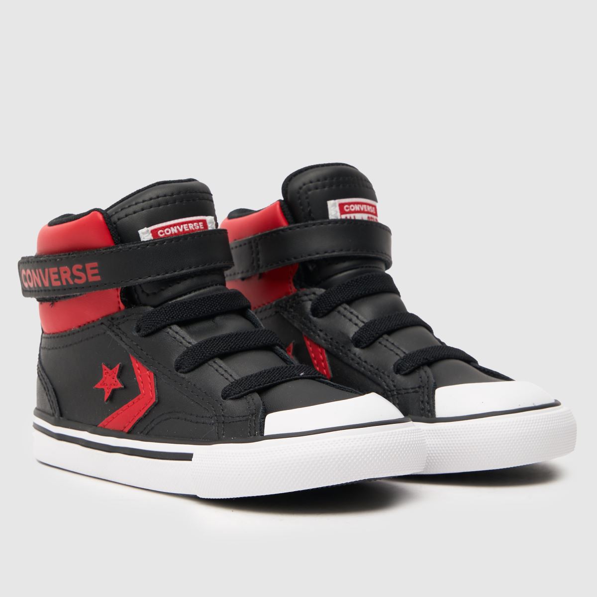 Converse svarta & röda Pro Blaze pojkar småbarnsskor