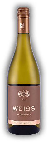 Gut Hermannsberg, WEISS Burgunder, VDP. Gutswein, trocken, 2022, Nahe  Gut Hermannsberg, WEISS Burgunder, VDP. Gutswein, trocken, 2022, Nahe   Jahrgang 2022 - 0,75	 Liter - Vol 11,5%