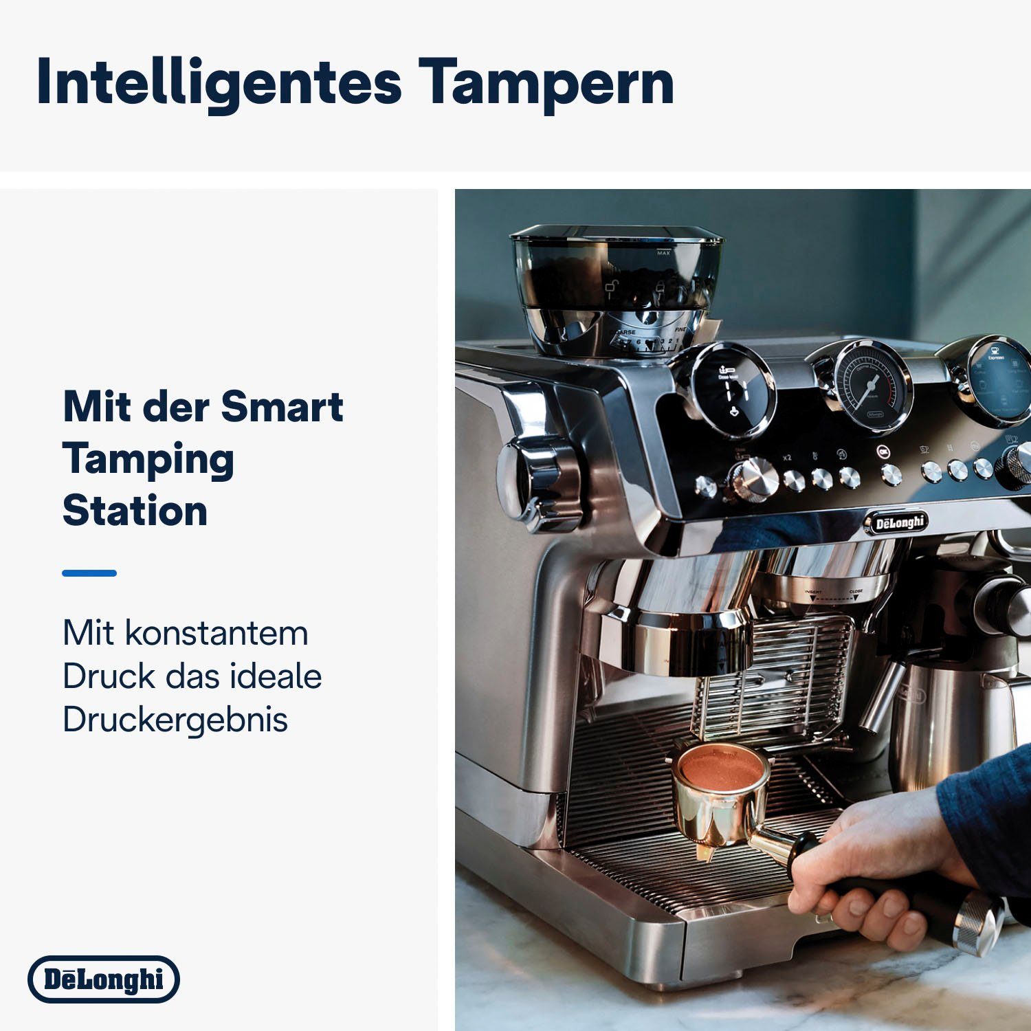 De'Longhi Siebträgermaschine La Specialista Maestro Cold Brew EC9865.M, mit zwei unabhängigen Thermoblock-Heizsystemen